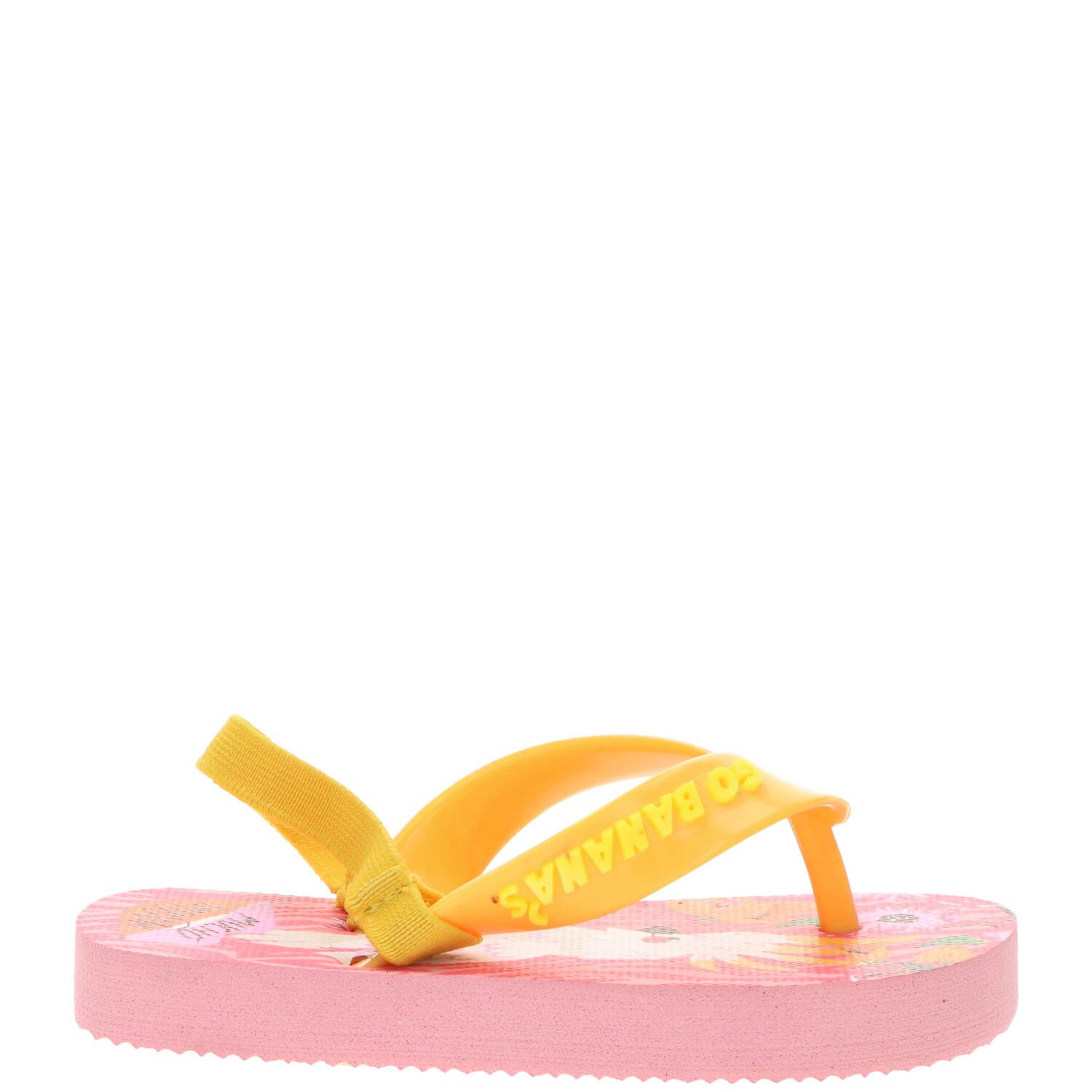 Go Banana's kakatoe slipper, Slippers, Meisje, Maat 22, roze/multi