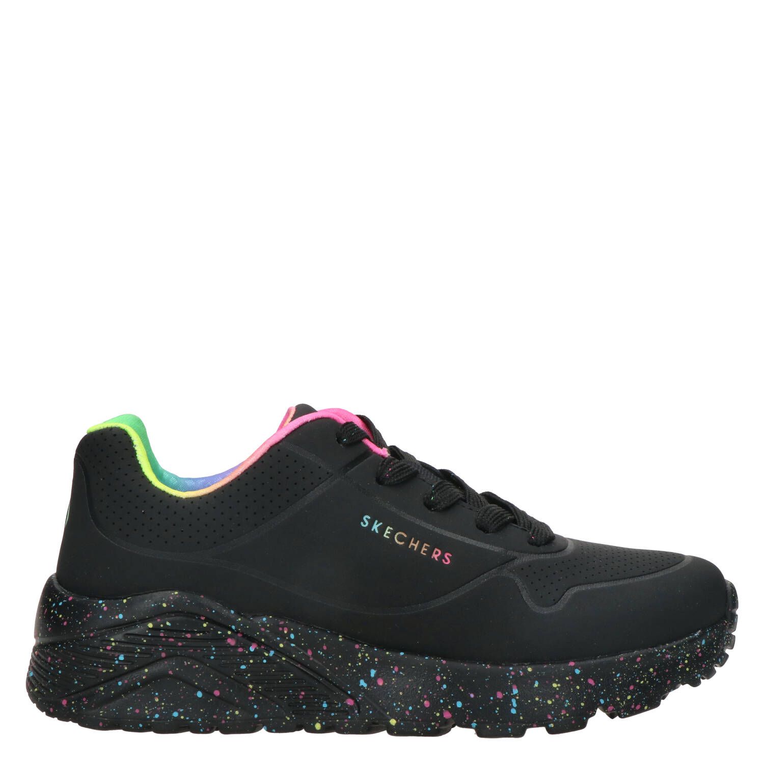 Skechers Uno Lite Rainbow Speckle sneaker, Sneakers, Meisje, Maat 33,